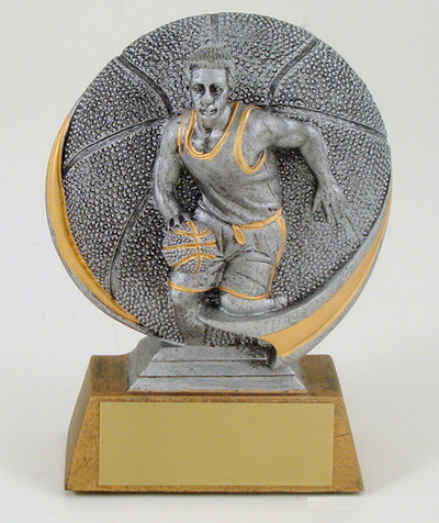 Basketball Motion Extreme Resin Trophy-Trophies-Schoppy's Since 1921