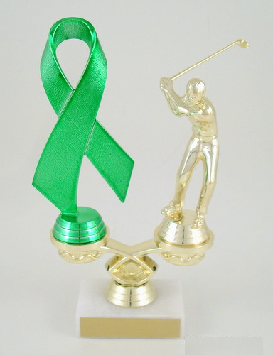 Awareness Ribbon Event Trophy - Golf-Trophies-Schoppy's Since 1921