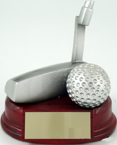 Golf Trophy Putter Resin-Trophies-Schoppy&