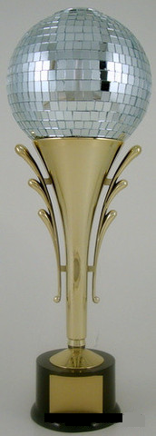 Large Disco Ball Stem Riser Trophy-Trophies-Schoppy's Since 1921