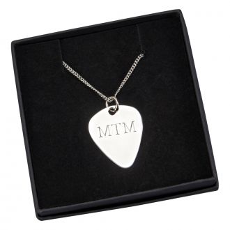 Guitar Pick Shape Pendant Necklace-Jewelry-Schoppy's Since 1921