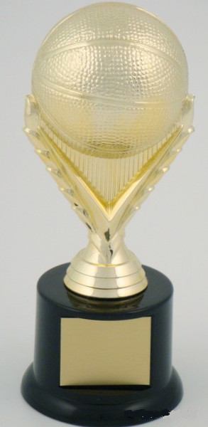 Basketball Trophy on Black Base-Trophies-Schoppy's Since 1921
