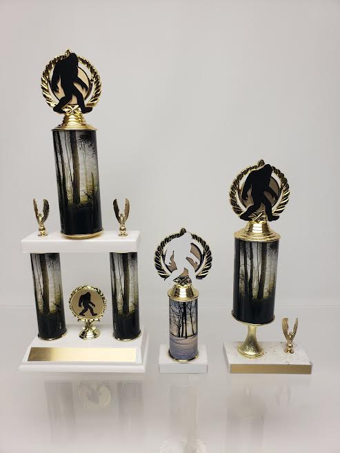 Big Foot, Sasquatch, Yeti, Yowie, Grandmaster Custom Roll Column Trophy