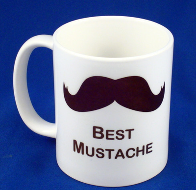 Mustache Mug with Custom Message-Mug-Schoppy's Since 1921