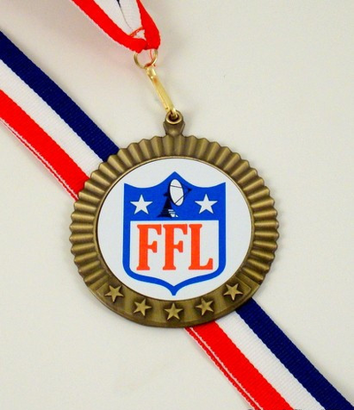Fantasy Football League Medal-Medals-Schoppy's Since 1921