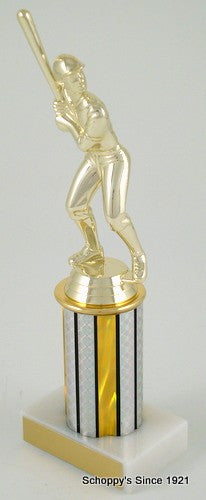 3" Column Baseball Trophy-Trophy-Schoppy&