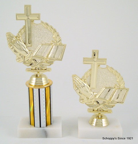 3" Column Religious Trophy-Trophy-Schoppy&