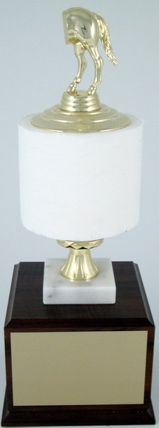 Toilet Paper Roll Perpetual Trophy - Horse's Rear-Trophies-Schoppy's Since 1921