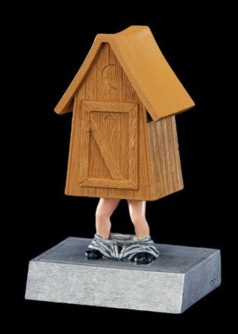 Outhouse Bobblehead Resin Trophy-Trophies-Schoppy's Since 1921