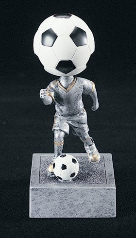 Soccer Bobblehead Resin Trophy-Trophies-Schoppy's Since 1921