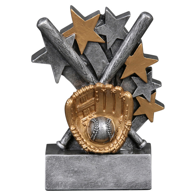 Baseball Star Blast Resin Trophy-Resin-Schoppy&