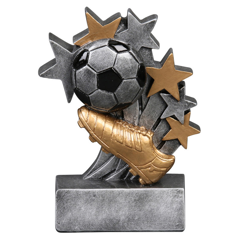 Soccer Star Blast Resin Trophy-Resin-Schoppy&