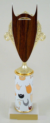 Beard Trophy on Original Metal Roll Column-Trophies-Schoppy's Since 1921