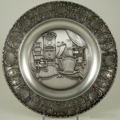 Birth Plate Pewter-Gift-Schoppy's Since 1921