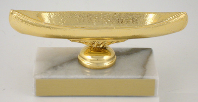 Canoe Dye Cast Trophy on Genuine Marble Base-Trophies-Schoppy's Since 1921