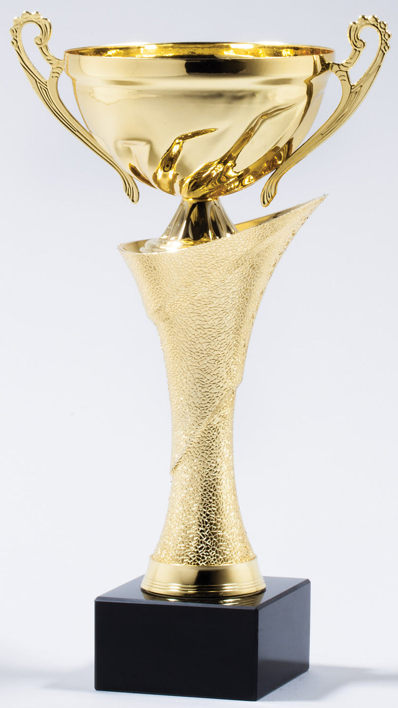 Raised Wrapped Gold Cup-Trophy-Schoppy&