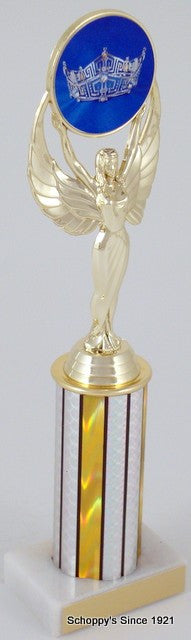 Achievement Trophy with Full Color Crown - Medium-Trophy-Schoppy&