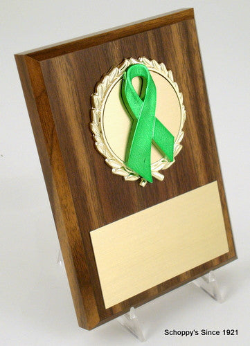Awareness Ribbon 4" x 6" Half Plaque-Trophy-Schoppy&