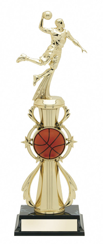 Basketball Pre-Built All-Star Trophy Male-Trophies-Schoppy's Since 1921