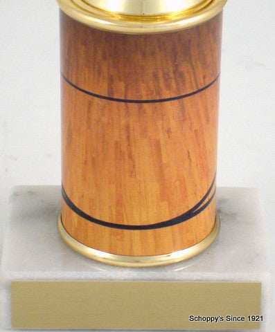 Basketball Trophy with Custom Round Column-Trophies-Schoppy&