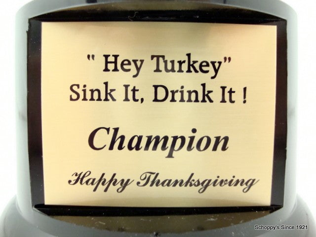 Beer Pong Trophy - Thanksgiving Edition-Trophies-Schoppy&