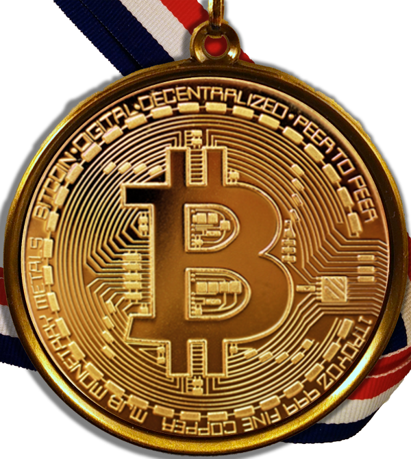 Bitcoin Logo Medal-Medals-Schoppy&