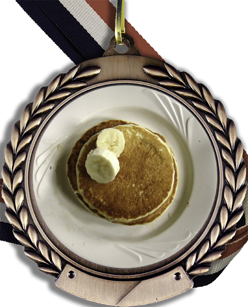 Pancake Logo Medal-Medals-Schoppy&