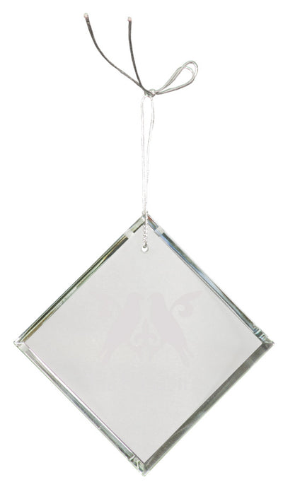 3" Crystal Diamond Ornament-Ornament-Schoppy's Since 1921