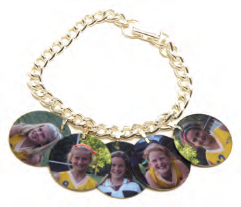 Additional Circle Photo Charm for Bracelet-Jewelry-Schoppy&