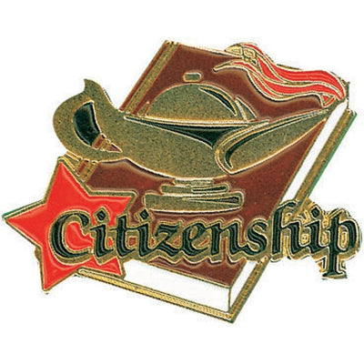 Citizenship Lamp of Learning Pin-Pin-Schoppy's Since 1921