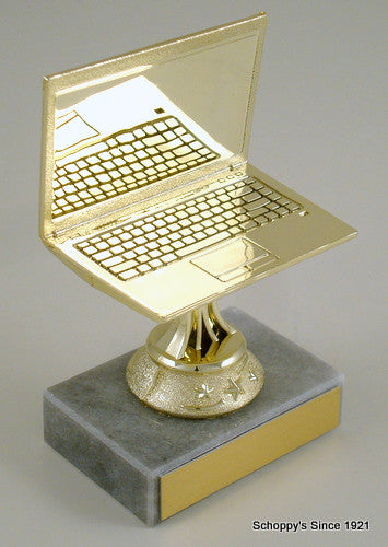 Computer Trophy on Genuine Marble Base-Trophies-Schoppy&