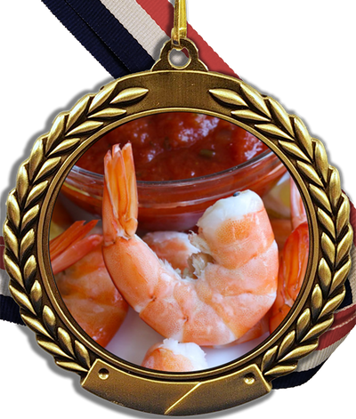 Shrimp Logo Medal-Medals-Schoppy's Since 1921
