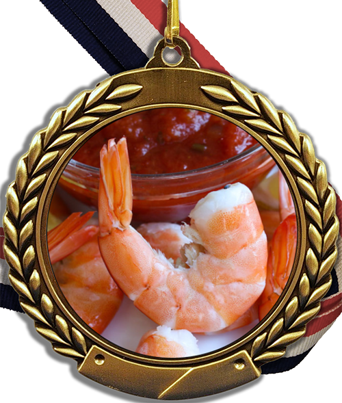 Shrimp Logo Medal-Medals-Schoppy&