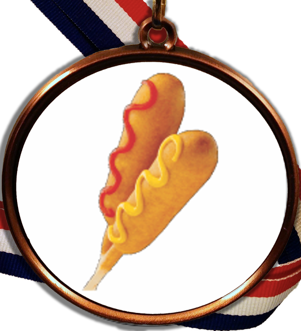 Corn Dogs Logo Medal-Medals-Schoppy&