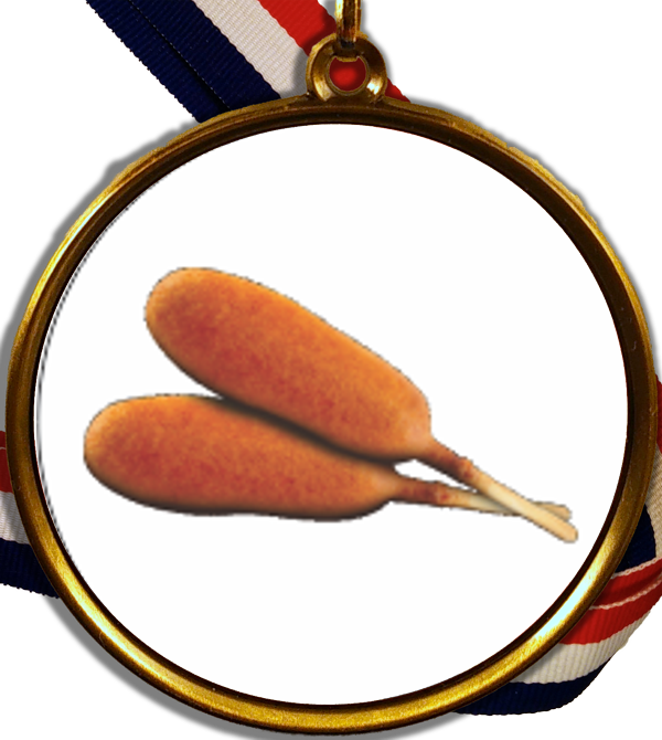 Corn Dogs Logo Medal-Medals-Schoppy&