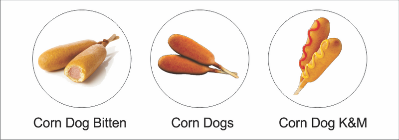 Corn Dogs Logo Trophy On Flat White Marble-Trophy-Schoppy&