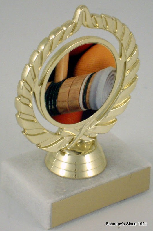 Croquet Logo Trophy-Trophies-Schoppy&