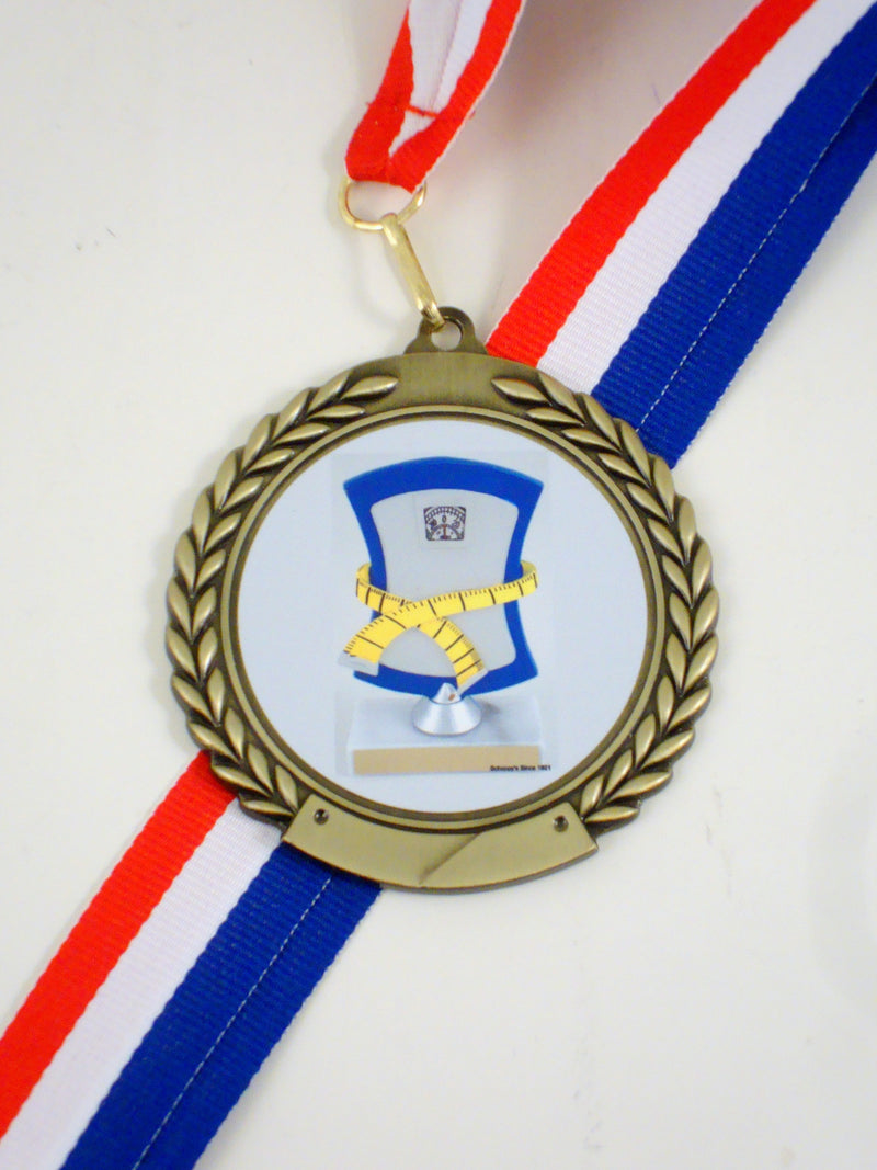 Weight Loss Medal With Logo-Medals-Schoppy&