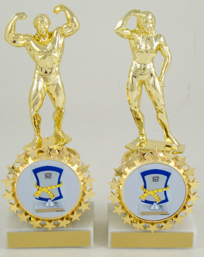 Weight Loss Adonis Trophy With Logo-Trophy-Schoppy's Since 1921