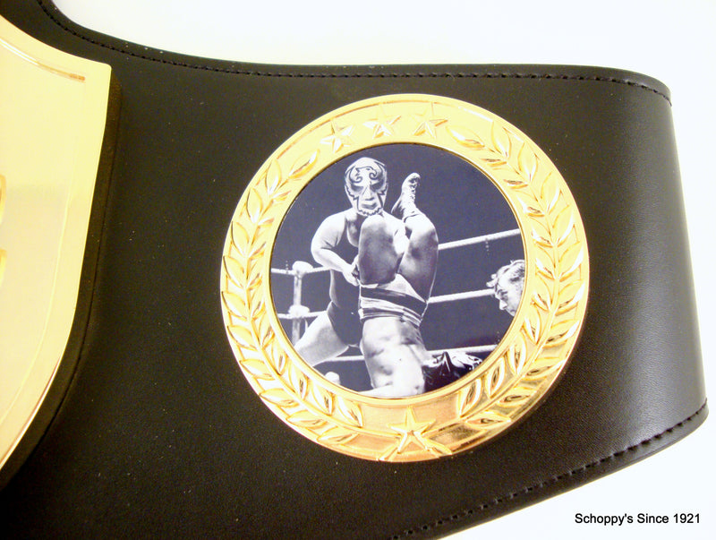 Championship Award Belt - Gold - Custom-Belt-Schoppy&