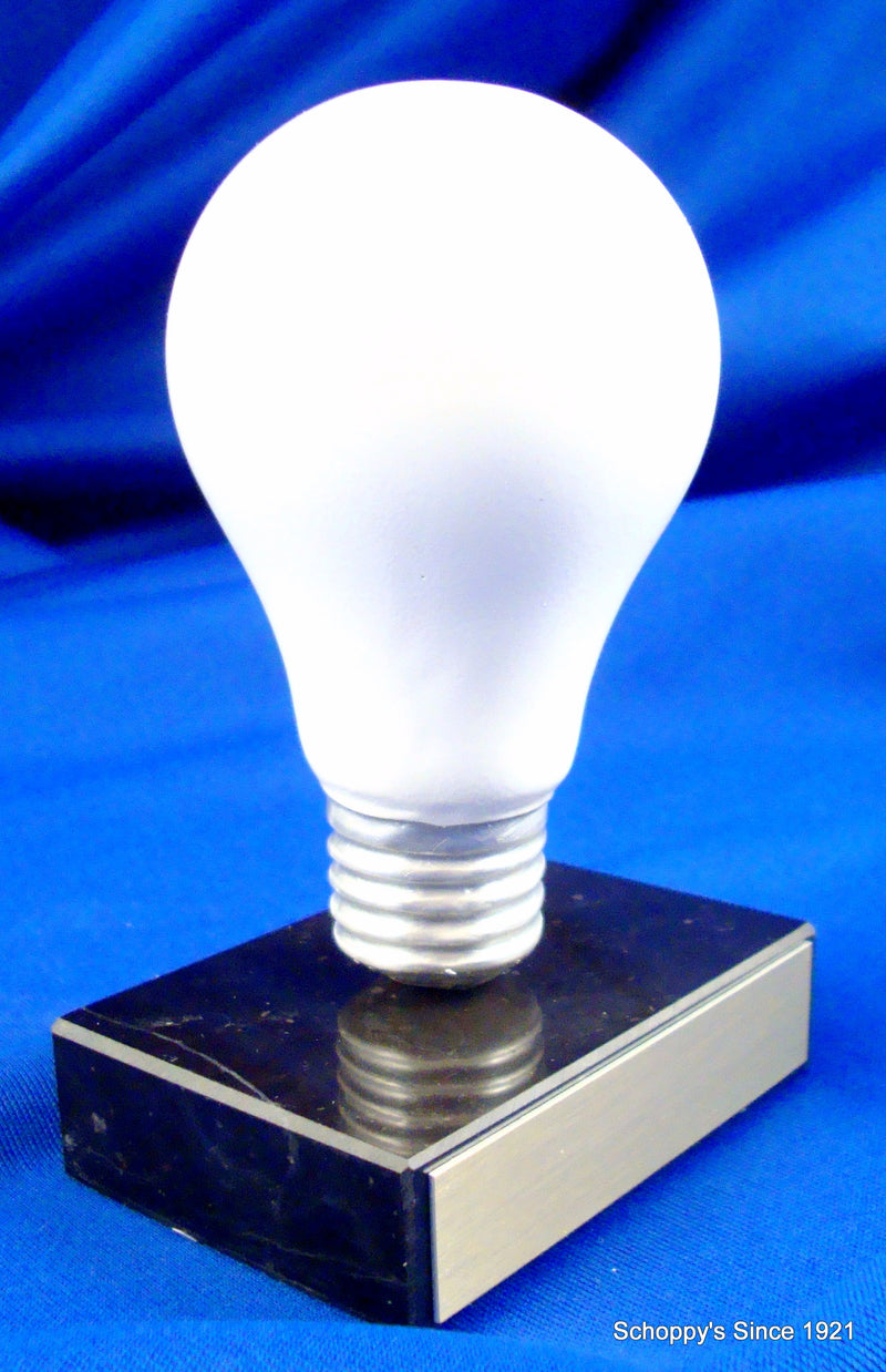 White Light Bulb On Flat Marble-Trophy-Schoppy&