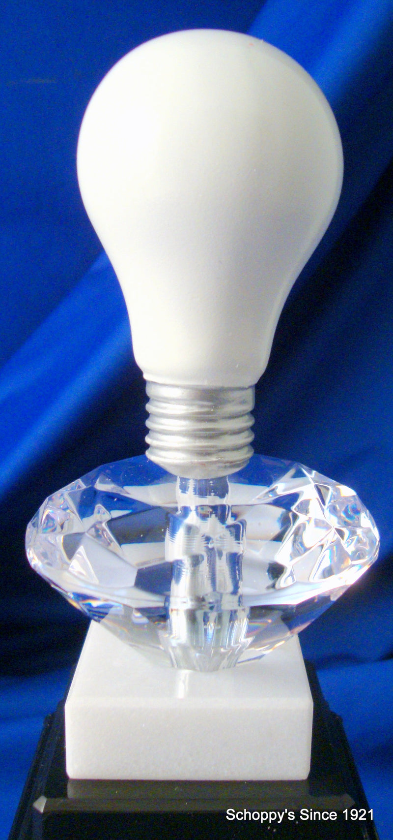 White Light Bulb Figure On Tower Base Trophy-Trophy-Schoppy&