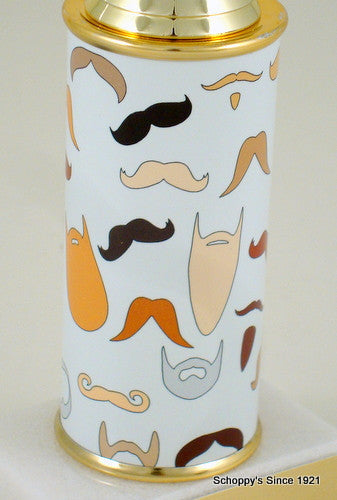 Mustache Grandmaster Custom Roll Column Trophy-Trophies-Schoppy&