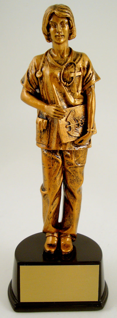 Bronze Nurse Resin Award-Trophies-Schoppy's Since 1921