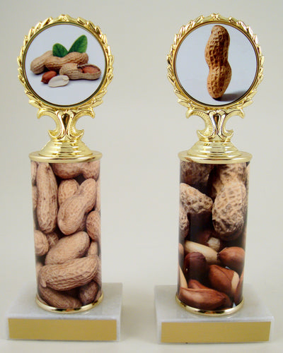 Peanut Trophy With Custom Column-Trophy-Schoppy's Since 1921
