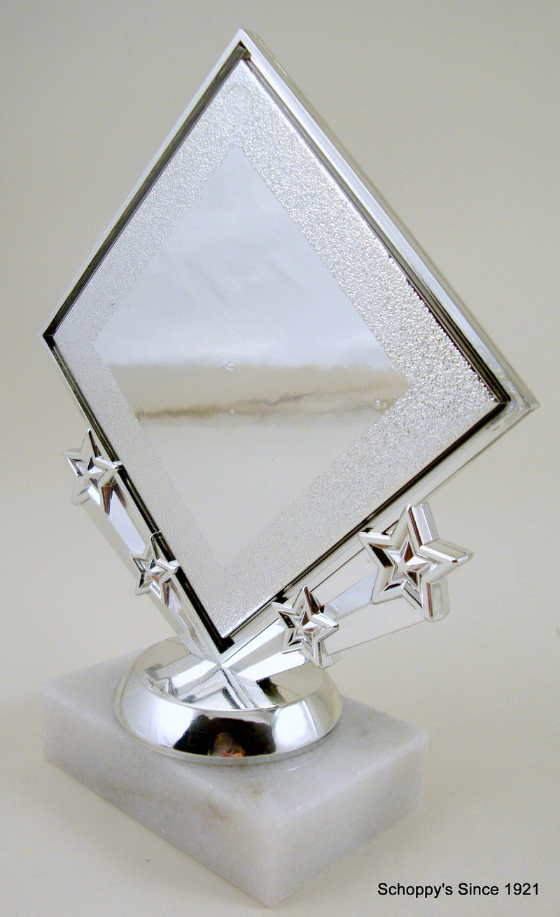 Diamond Star Trophy on Marble Base-Trophy-Schoppy&