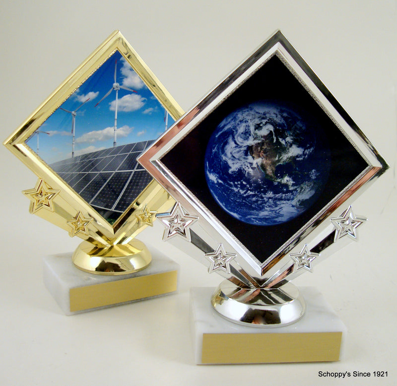 Solar Panel Diamond Star Trophy-Trophy-Schoppy&