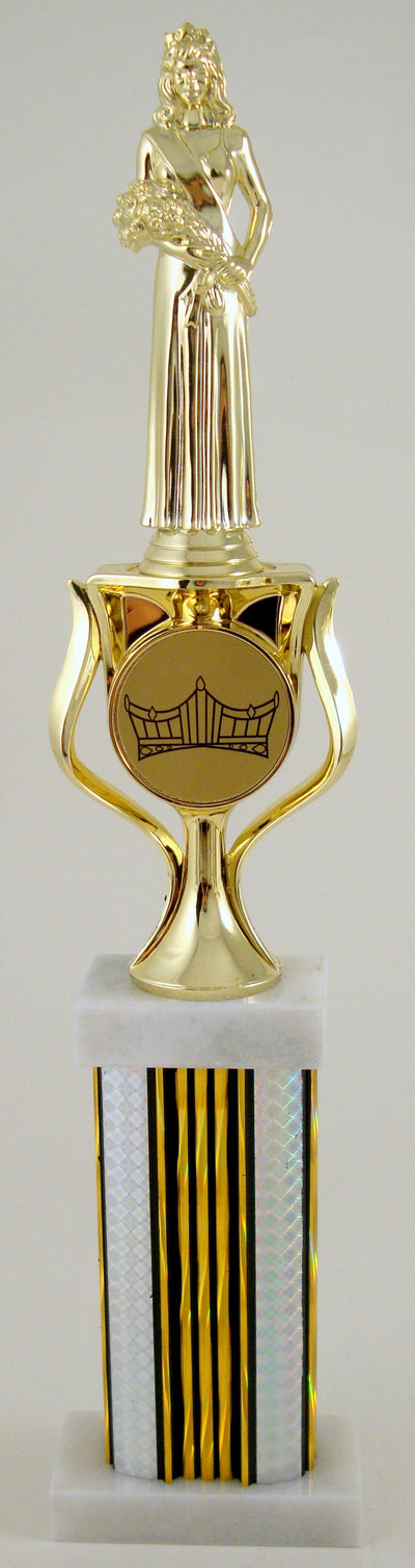 Medium Pageant Column Trophy-Trophies-Schoppy's Since 1921