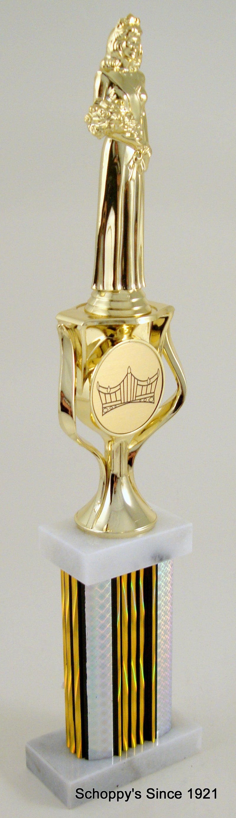 Medium Pageant Column Trophy-Trophies-Schoppy&