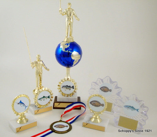 Fish Logo Trophy-Trophies-Schoppy's Since 1921